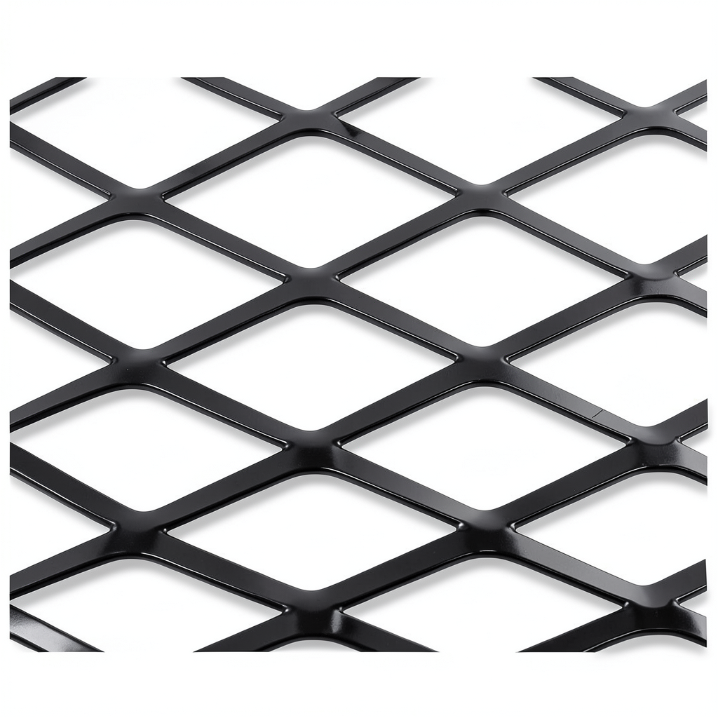Hot Rolled Steel Expanded Metal Mesh Thickness 1.8 mm Width 1.22 m Length 1 m