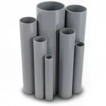 UPVC Pipes  Modern Technology Nominal Pressure 12 Bar Outside Diameter 88.7 mm Thickness 4.6 mm Gray Colour