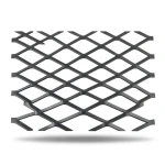 Hot Rolled Black Steel Expanded Metal Mesh 2.3 mm Thickness 1.22 m Width 1 m Length
