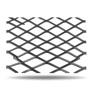 Hot Rolled Black Steel Expanded Metal Mesh 2.3 mm Thickness 1.22 m Width 1 m Length