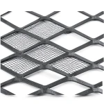 Hot Rolled Steel Expanded Metal Mesh Thickness 1.7 mm Width 1.22 m Length 2 m