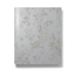 Italian Wallpaper Gray Color Floral Design, Size 10m x 1.06m, Model RC19047