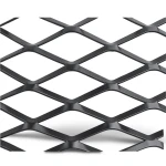Hot Rolled Black Steel Expanded Metal Mesh Thickness 1.5 mm Width 1.22 m Length 6 m