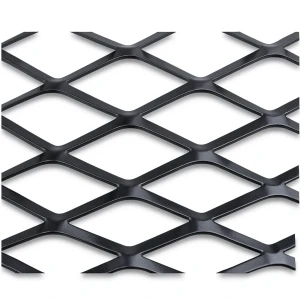 Hot Rolled Steel Expanded Metal Mesh 2.3 mm Thickness 1.22x2 m Black