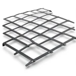 Hot Rolled (Black) Steel Expanded Metal Mesh Thickness 2.7 mm Width 1.22 m Length 2 m