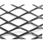 Hot Rolled Black Steel Expanded Metal Mesh Thickness 1.5 mm Width 1.22 m Length 7 m