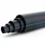 HDPE Pipe  Nominal Pressure 6.3 Bar [PE 100] OD 200 mm  SDR 26  Color Black with Blue Stripes | Almona Factory