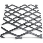Hot Rolled Steel Expanded Metal Mesh Thickness 1.8 mm Width 1.22 m Length 1 m