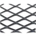 Hot Rolled Black Steel Expanded Metal Mesh Thickness 1.2 mm Width 1.22 m Length 7 m