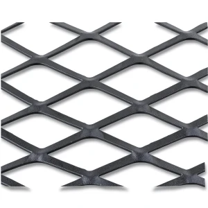 Hot Rolled Black Steel Expanded Metal Mesh Thickness 1.2 mm Width 1.22 m Length 7 m