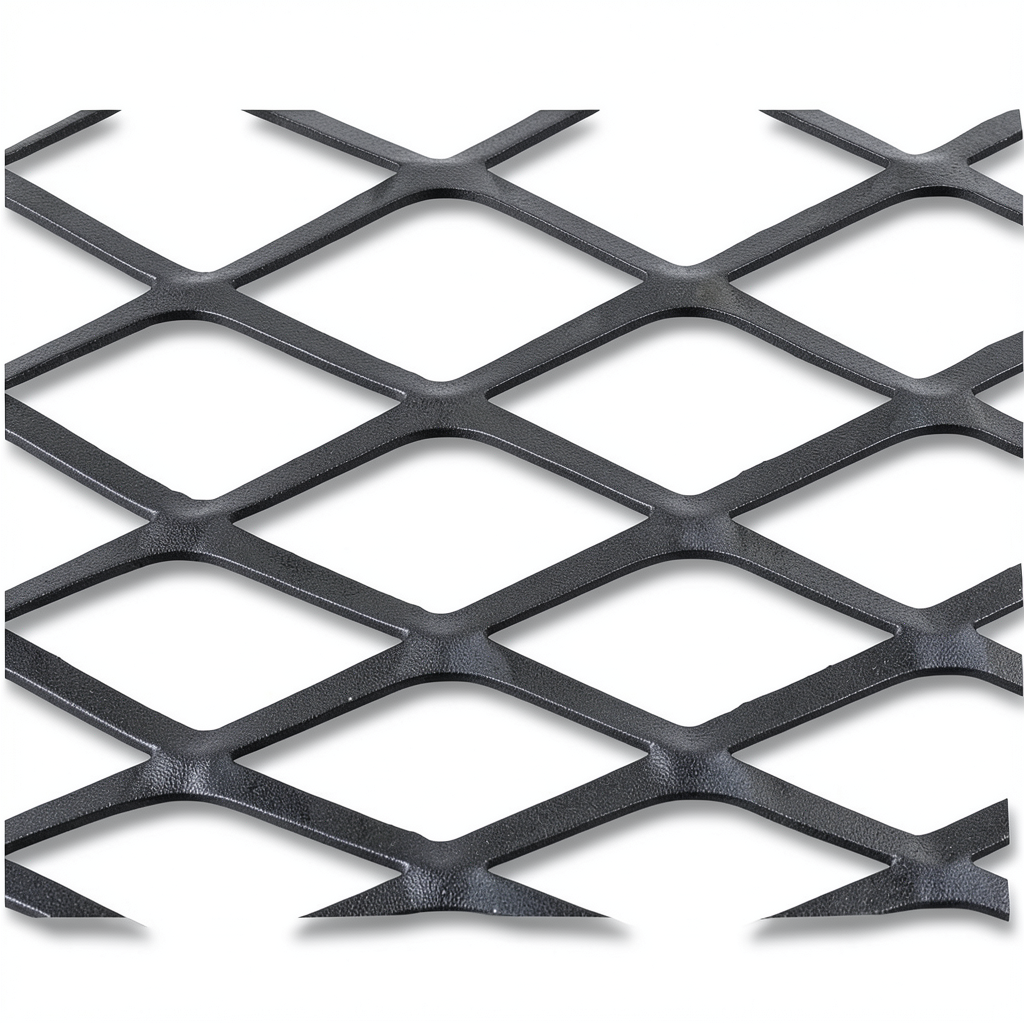شبك حديد اسود بقلاوة سماكة 1.2 mm عرض 1.22 m طول 7 m