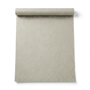 ورق حائط ايطالي تصميم نقشات لون بيج داكن، مقاس 10 م×1.06 م، موديل RC19053