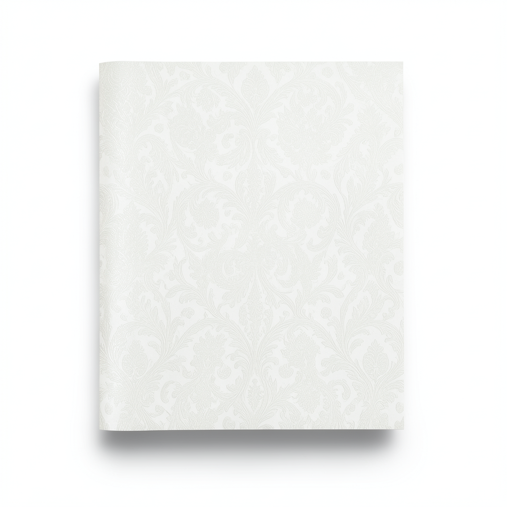 Italian Wallpaper Patterned Design Off White, Size 10m x 1.06m, Model RC19056