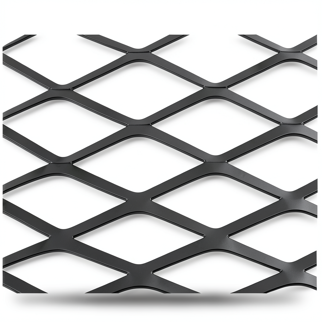 Hot Rolled Steel Expanded Metal Mesh Thickness 1.8 mm Width 1.22 m Length 1 m