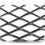 Hot Rolled Black Steel Expanded Metal Mesh Thickness 1.7 mm Width 1.22 m Length 3 m