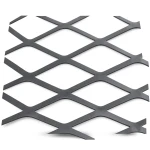 Hot Rolled Black Steel Expanded Metal Mesh Thickness 1.8 mm Width 1.22 m Length 3 m