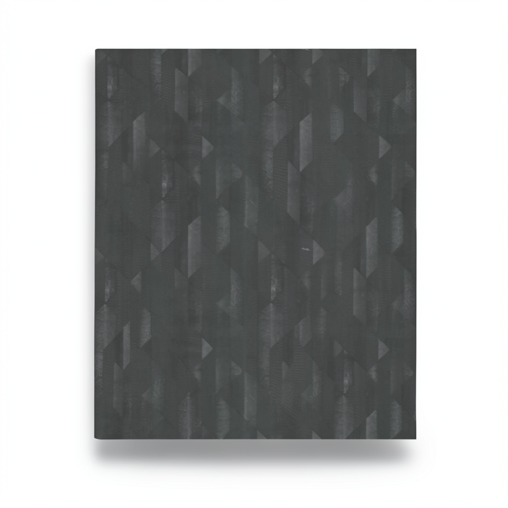 Italian Wallpaper Dark Gray Geometric Design, Size 10mx1.06m, Model RC19067