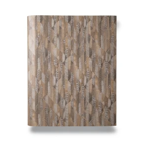 Italian Wallpaper Brown Color Geometric Design, Size 10m x 1.06m, Model RC19072