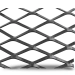 Hot Rolled Black Steel Expanded Metal Mesh 2 mm Thick 1.22x3 m