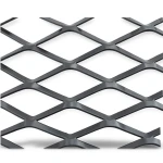 Hot Rolled Steel Expanded Metal Mesh Thickness 1.7 mm Width 1.22 m Length 2 m