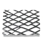 Hot Rolled (Black) Steel Expanded Metal Mesh Thickness 1.7 mm Width 1.22 m Length 4 m