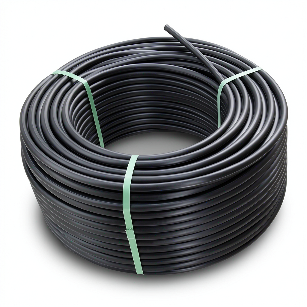 لفة أنابيب بلاستيك HDPE ضغط 16 بار PE 100 قطر خارجي 140 مم SDR 11 أسود