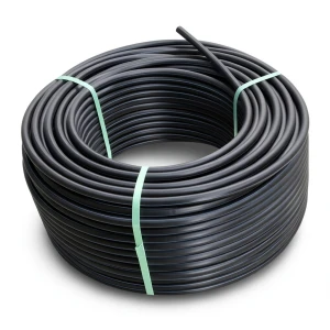 لفة أنابيب HDPE ضغط 20 بار PE100 قطر خارجي 16 مم SDR 9 لون أسود