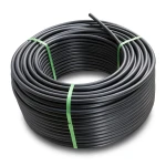 لفة أنابيب HDPE ضغط 20 بار PE100 قطر خارجي 16 مم SDR 9 لون أسود