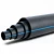 أنابيب HDPE ضغط  10 بار [PE 100] قطر خارجي 200 مم  SDR 17  لون اسود مع خط ازرق | مصنع المنى