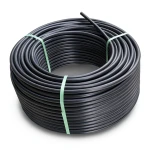 لفة أنابيب HDPE ضغط 20 بار PE 100 قطر خارجي 40 مم SDR 9 لون أسود