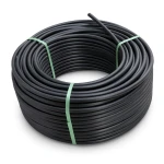 لفة أنابيب بلاستيك HDPE ضغط 20 بار [PE 100] قطر خارجي 63 مم SDR 9 لون أسود