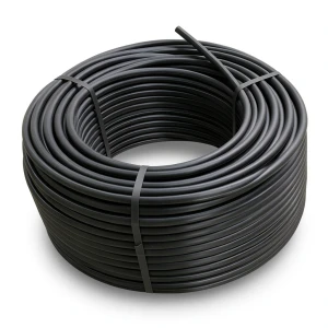 لفة أنابيب HDPE ضغط 20 بار PE100 قطر خارجي 75 مم SDR 9 لون أسود
