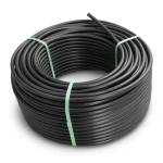 لفة أنابيب بلاستيك HDPE ضغط 20 بار [PE 100] قطر خارجي 63 مم SDR 9 لون أسود