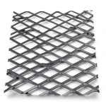 Hot Rolled Black Steel Expanded Metal Mesh Thickness 1.8 mm Width 1.22 m Length 3 m