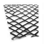 Hot Rolled Black Steel Expanded Metal Mesh 2 mm Thick 1.22x3 m