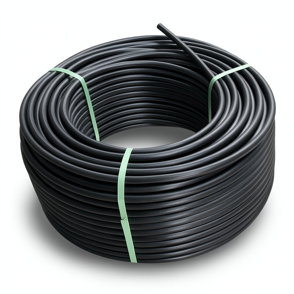 لفة أنابيب HDPE ضغط 20 بار [PE 100] قطر خارجي 140 مم SDR 9 لون أسود