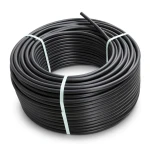 لفة أنابيب بلاستيك HDPE قطر خارجي 160 مم SDR 9 ضغط 20 بار لون أسود