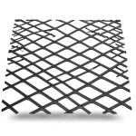 Hot Rolled Black Steel Expanded Metal Mesh Thickness 2.7 mm Width 1.22 M Length 3 M