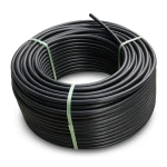 لفة أنابيب HDPE ضغط 12.5 بار [PE 80] قطر خارجي 25 مم SDR 11 لون اسود