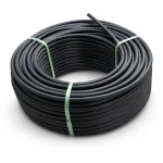 لفة أنابيب HDPE ضغط 12.5 بار [PE 80] قطر خارجي 25 مم SDR 11 لون اسود