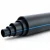 HDPE Plastic Pipe  Nominal Pressure 6.3 Bar [PE 100] OD 400 mm  SDR 26  Color Black with Blue Stripes | Almona Company