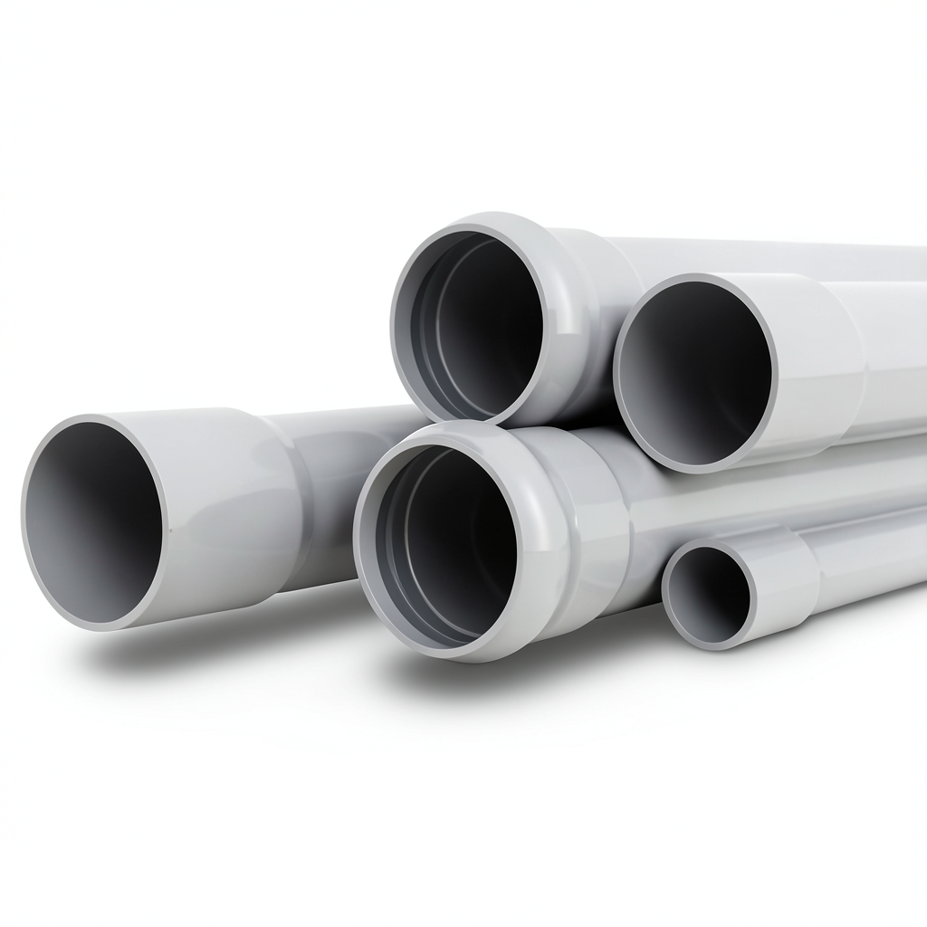 UPVC Pipes Nominal Pressure 4 Bar Outside Diameter 280 mm Thickness 5.5 mm Gray