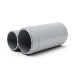 UPVC Pipes Nominal Pressure 4 Bar Outside Diameter 355 mm Thickness 7 mm Gray