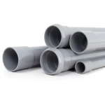 UPVC Pipes Nominal Pressure 4 Bar Outside Diameter 400 mm Thickness 7.9 mm Gray