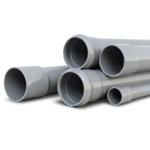 UPVC Pipes Nominal Pressure 4 Bar Outside Diameter 400 mm Thickness 7.9 mm Gray