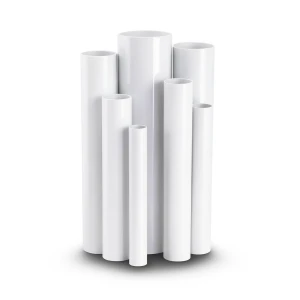 مواسير UPVC ضغط اسمي 45 بار قطر خارجي 21.5 مم سمك 4.3 مم لون أبيض