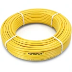 Neproplast HDPE Pipes PE 100 Pressure 10 Bar Outside Diameter 125 mm Thickness 7.4 mm Yellow | NEPROPLAST