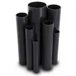 مواسير UPVC ضغط اسمي 45 بار قطر خارجي 21.5 مم سمك 4.3 مم لون اسود