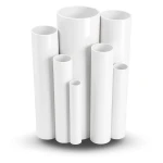 مواسير UPVC ضغط 12 بار قطر خارجي 26.6 مم سمك 1.6 مم لون أبيض