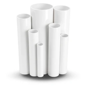 مواسير UPVC ضغط 12 بار قطر خارجي 26.6 مم سمك 1.6 مم لون أبيض